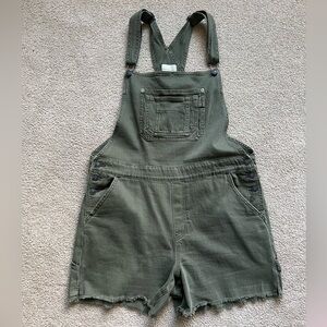 American Eagle Cargo Short Overalls